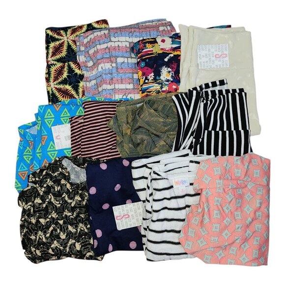 Lularoe Lot of 12 Tops Skirts Womens Small Irma Madison Cassie Colorful Comfort - Picture 1 of 14